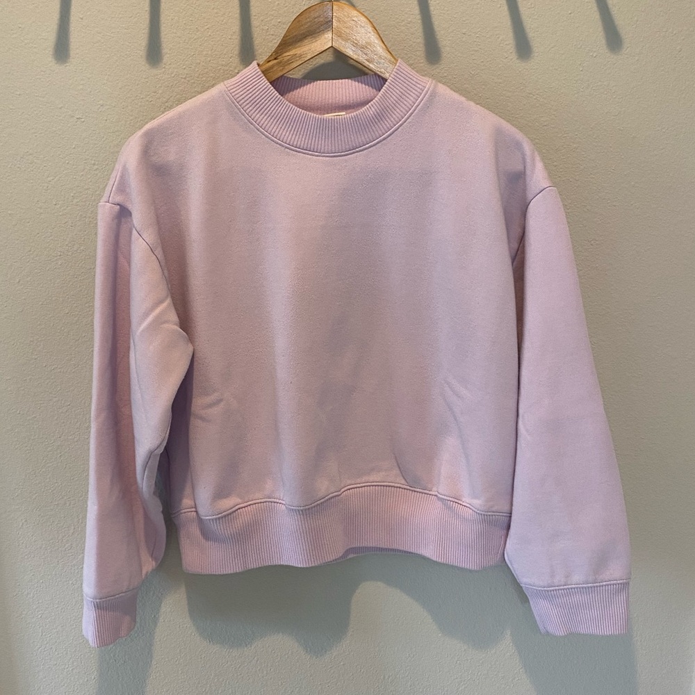 A New Day | pink/light purple mockneck sweatshirt | size medium